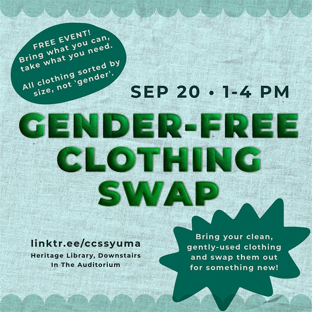 Gender-Free Clothing Swap