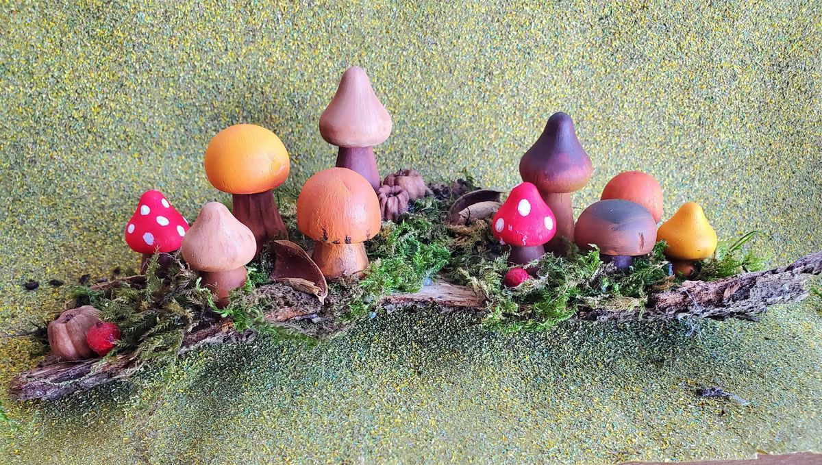 Wooden Woodland Shrooms!