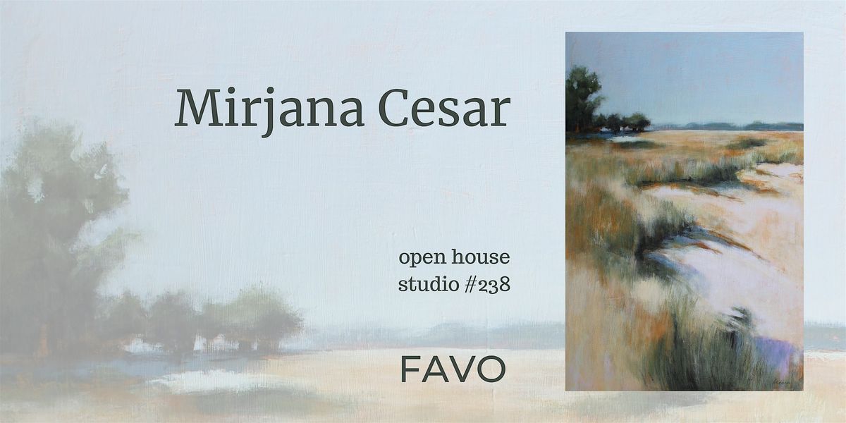 Mirjana Cesar's Art Studio Open House