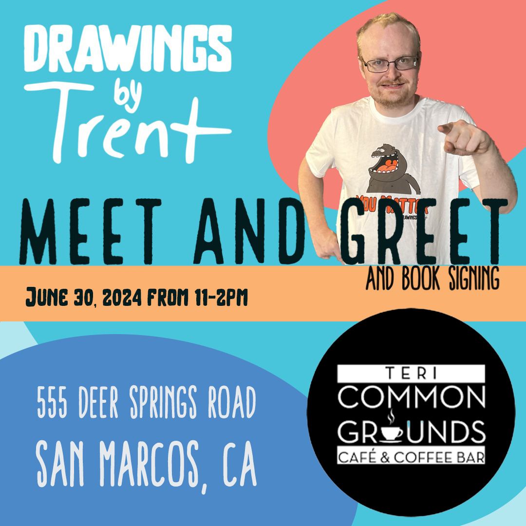 Trent Meet & Greet at TERI Common Ground Coffee in San Diego California
