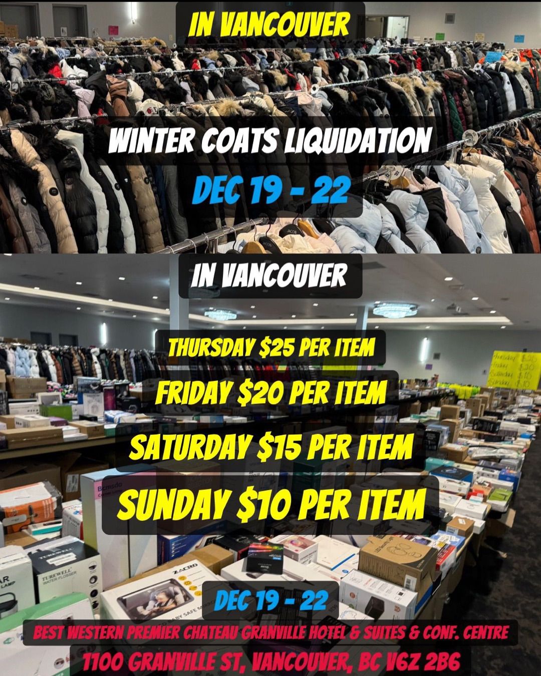 Mega Liquidation Sales Vancouver 