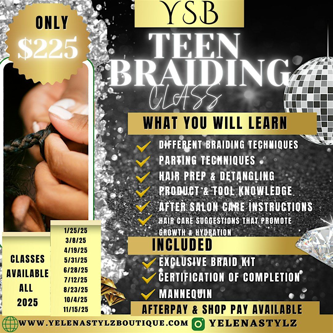 Teen Braiding Class