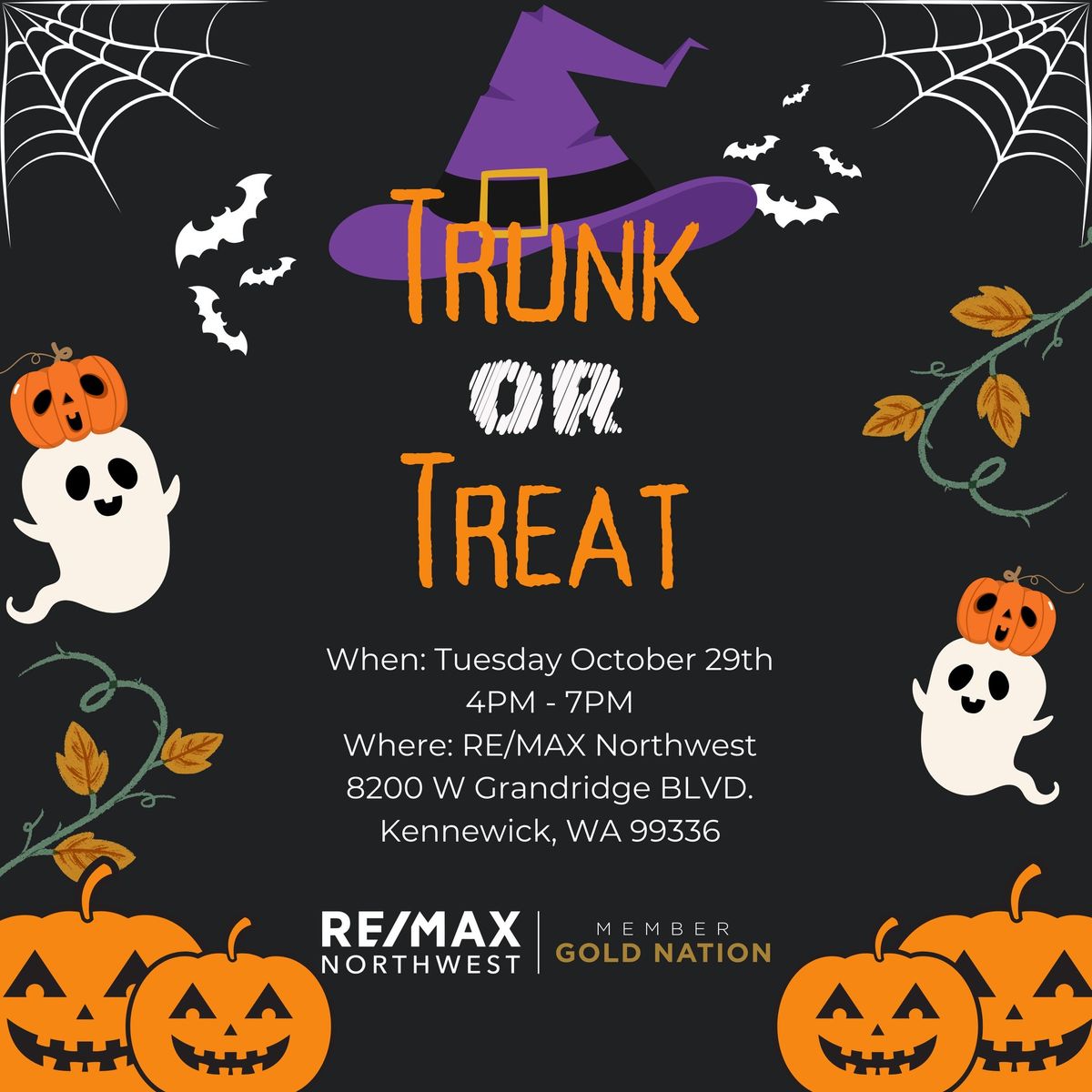 RE\/MAX Northwest Trunk or TREAT!