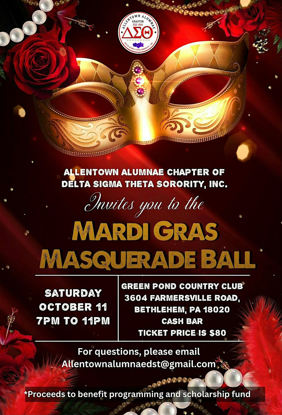 Allentown Alumnae Mardi Gras Masquerade Ball