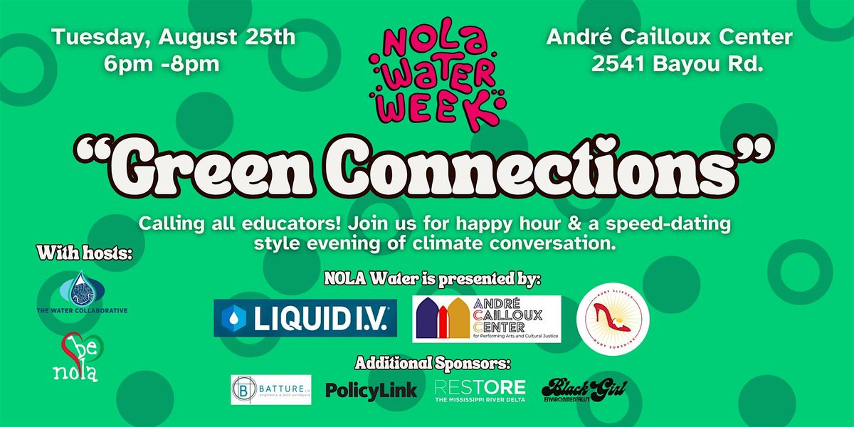 Green Connections Speed Dating