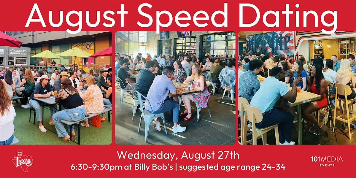Fort Worth Speed Dating & Singles Mixer (ages 24-34)