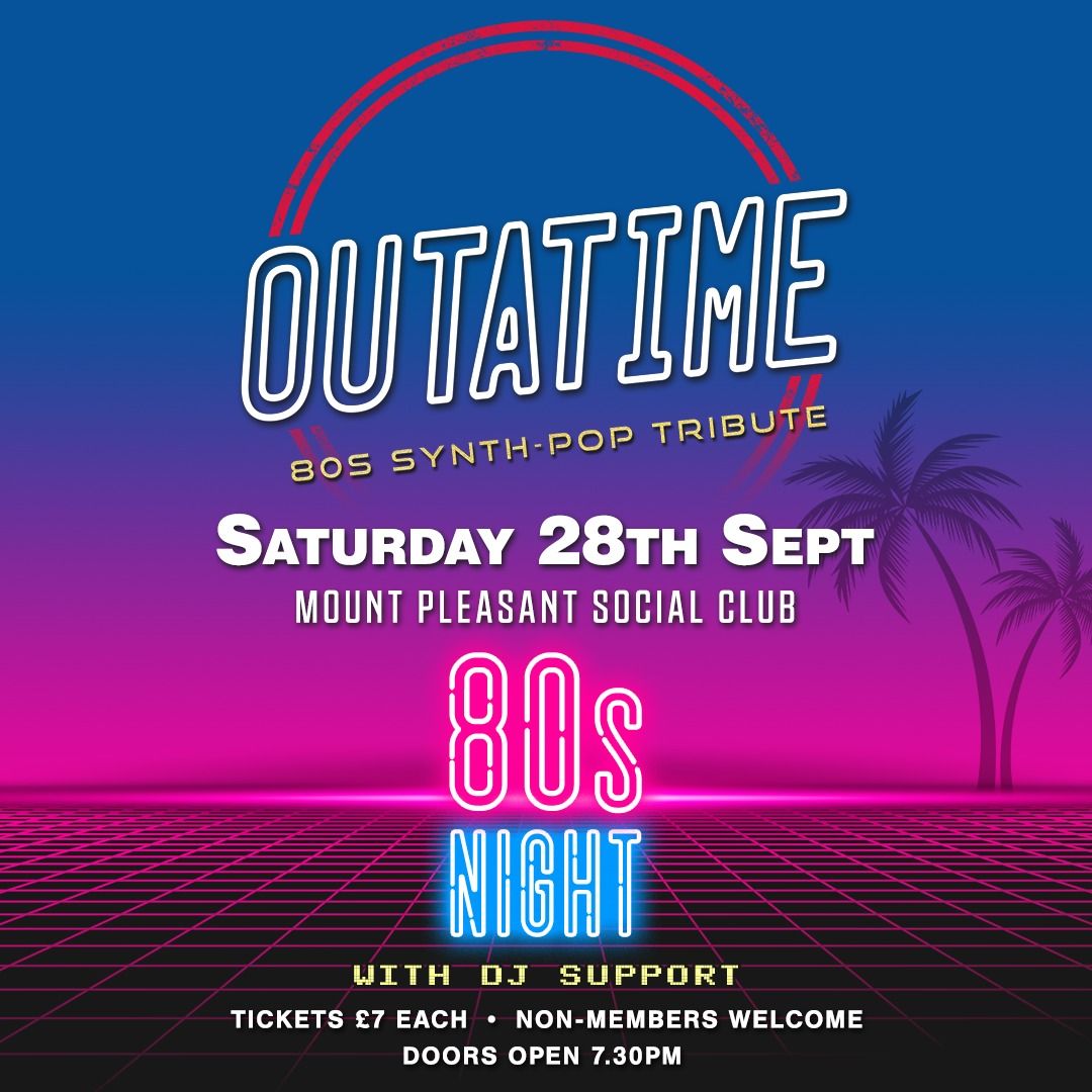 80s Night! at Mount Pleasant Social Club, Bradford-on-Avon