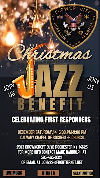 Flower City Chaplain's  Christmas Jazz Benefit and Dinner