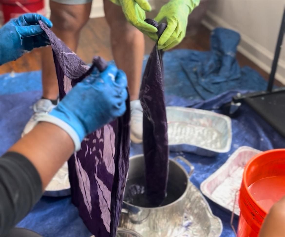 Plant Dye Resist Screen Printing Workshop