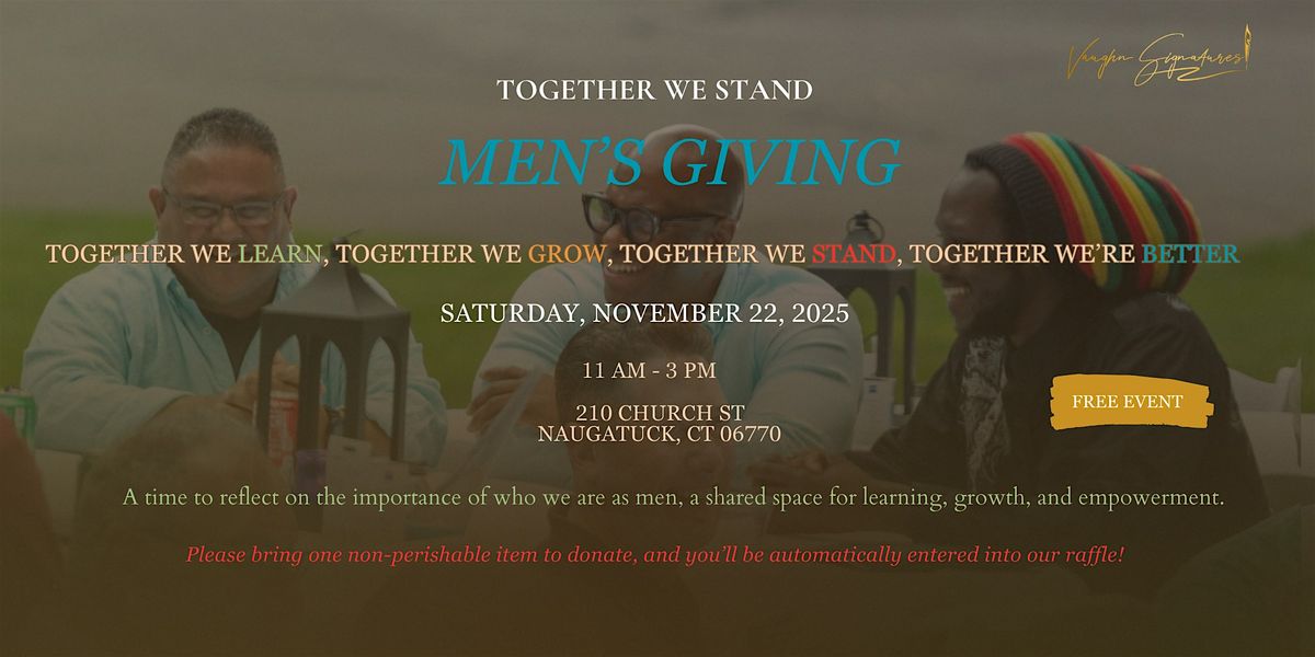 Together We Stand- Men's Giving