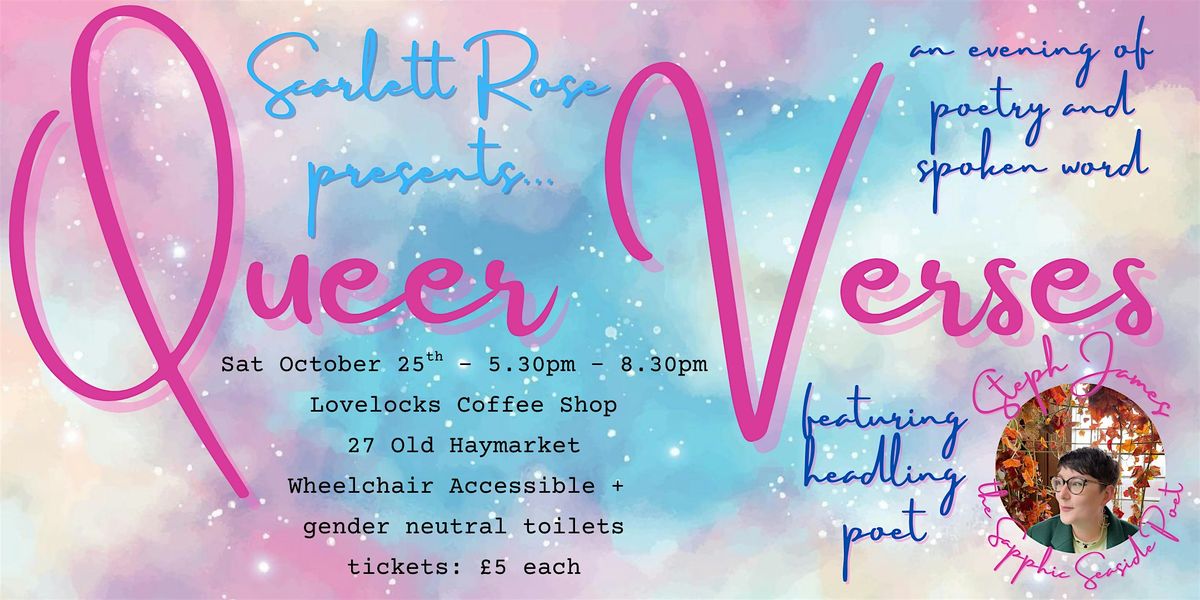 Queer Verses - a night of poetry and spoken word