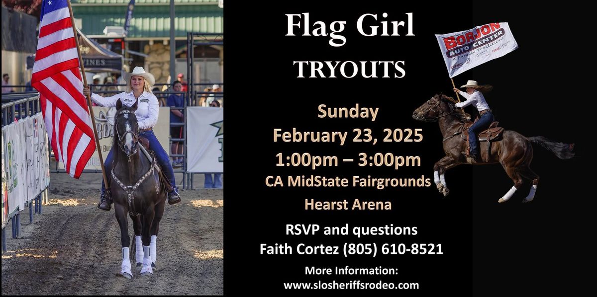 SLO Sheriff's Rodeo Flag Girl Tryouts