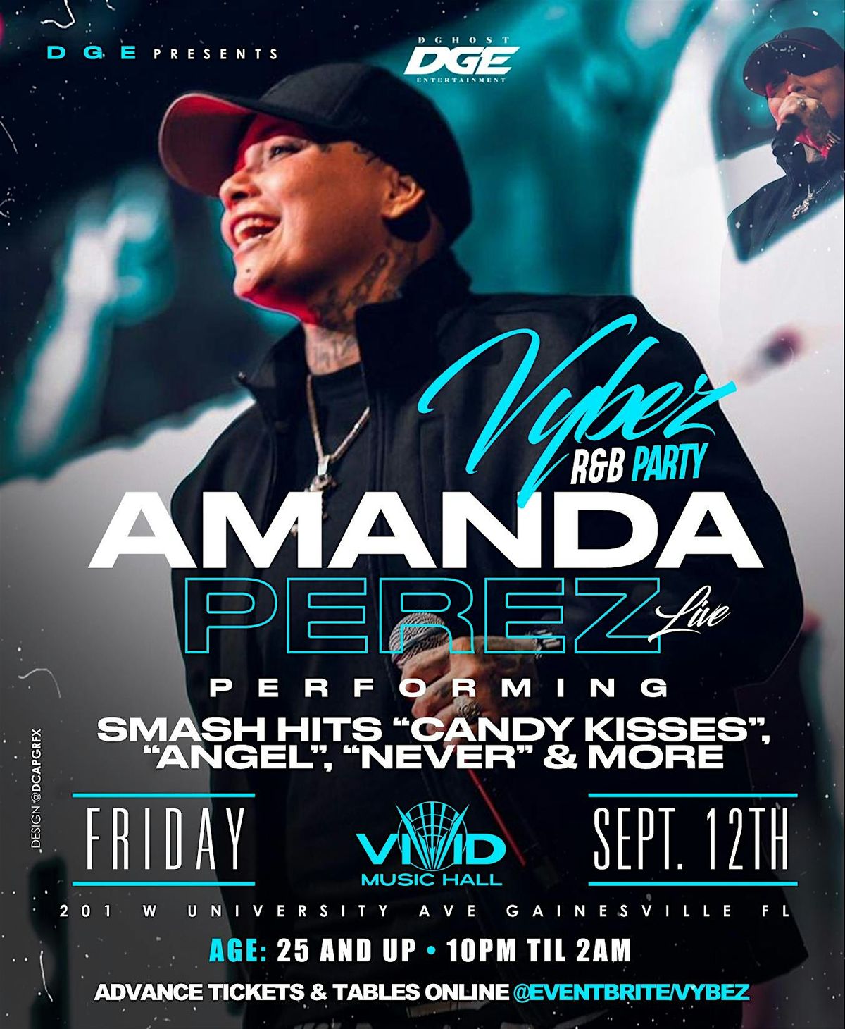 \u201cVybez\u201d a Night of R&B Party with Amanda Perez live