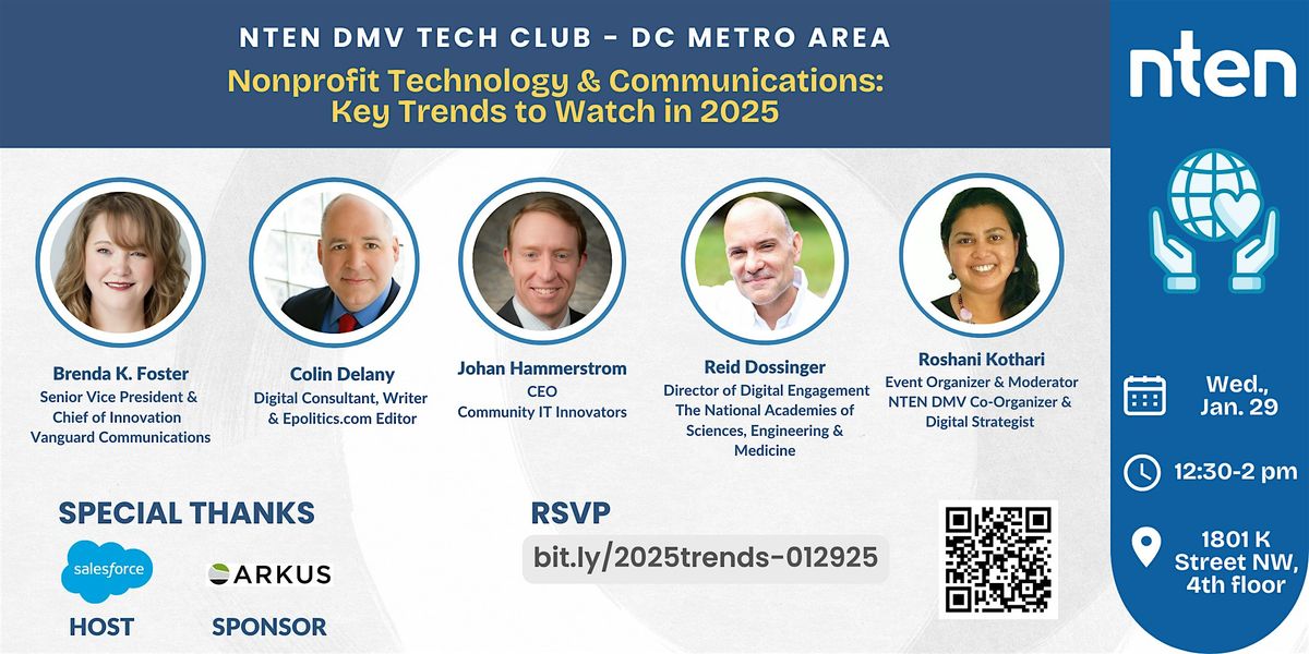 1\/29 - Nonprofit Technology & Communications: Key Trends to Watch in 2025