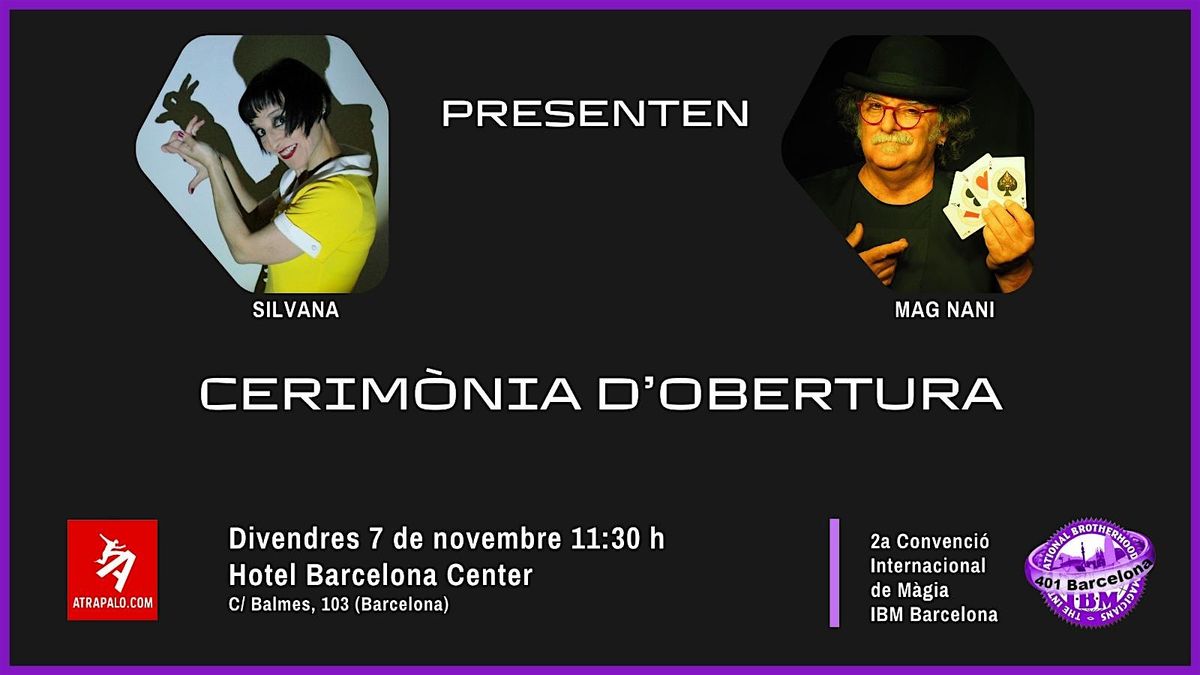 Magia.Ceremonia de apertura de la Convenci\u00f3n de Magia IBM Barcelona
