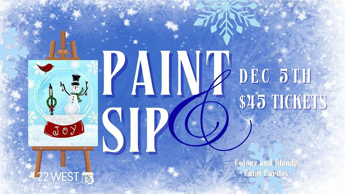 DECEMBER PAINT & SIP