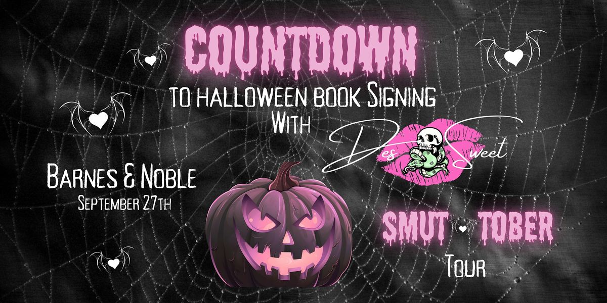 Countdown to Halloween Signing with Des Sweet