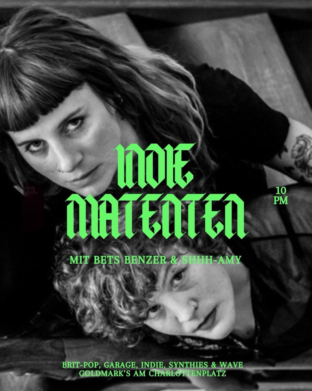 INDIEMATENTEN \/\/ Brit-Pop, Garage, Indie, Wave \/\/ Herbst-Edition@Goldmarks