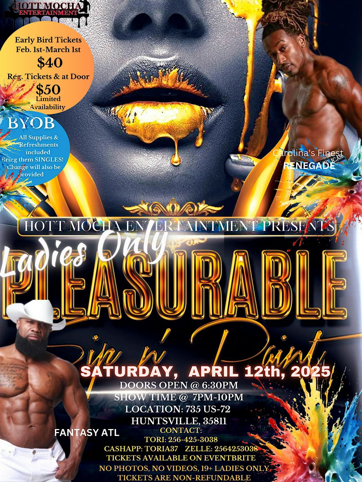 Hott Mocha Entertainment Presents Pleasurable Sip & Paint