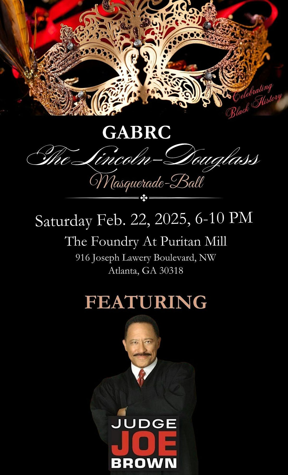 GABRC Lincoln-Douglass Masquerade Ball