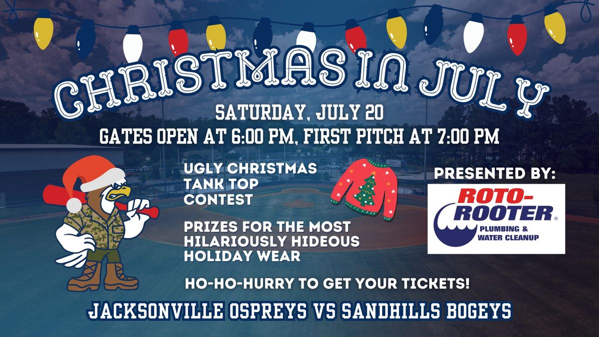 Christmas in July with the Jacksonville Ospreys! 