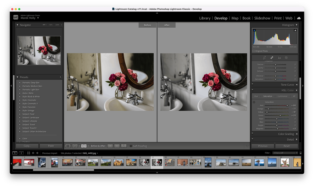 Photo Editing and Workflow with Adobe Lightroom