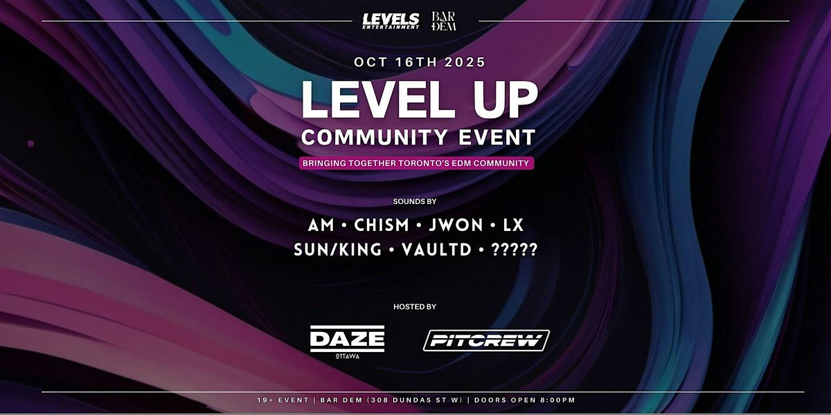 Level Up Community Event @ Bar Dem | Oct 16th 2025
