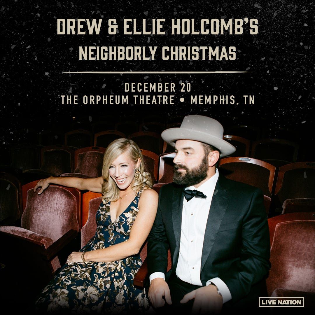 Drew and Ellie Holcomb at Orpheum Theatre - Memphis