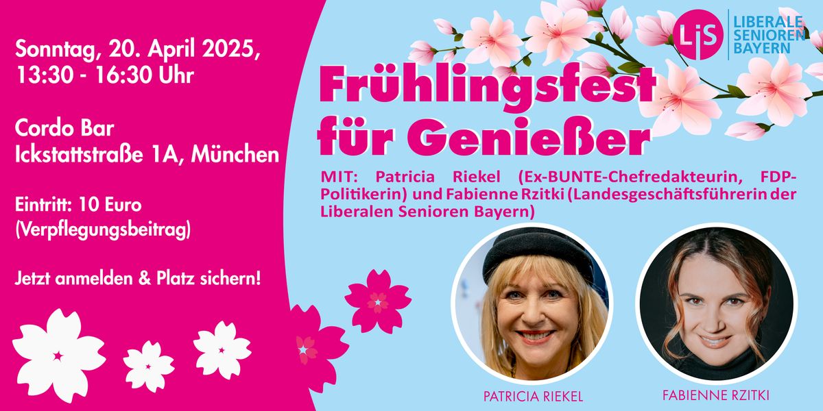 Fr\u00fchlingsfest f\u00fcr Genie\u00dfer - Gemeinschaft erleben, neue Kontakte kn\u00fcpfen