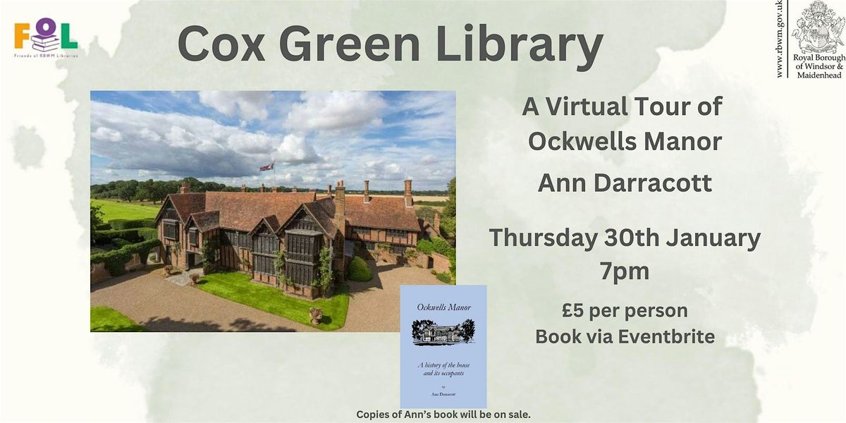 A Virtual Tour of Ockwells Manor with Ann Darracott