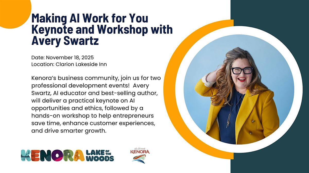 Making AI Work for You Keynote and Workshop with Avery Swartz
