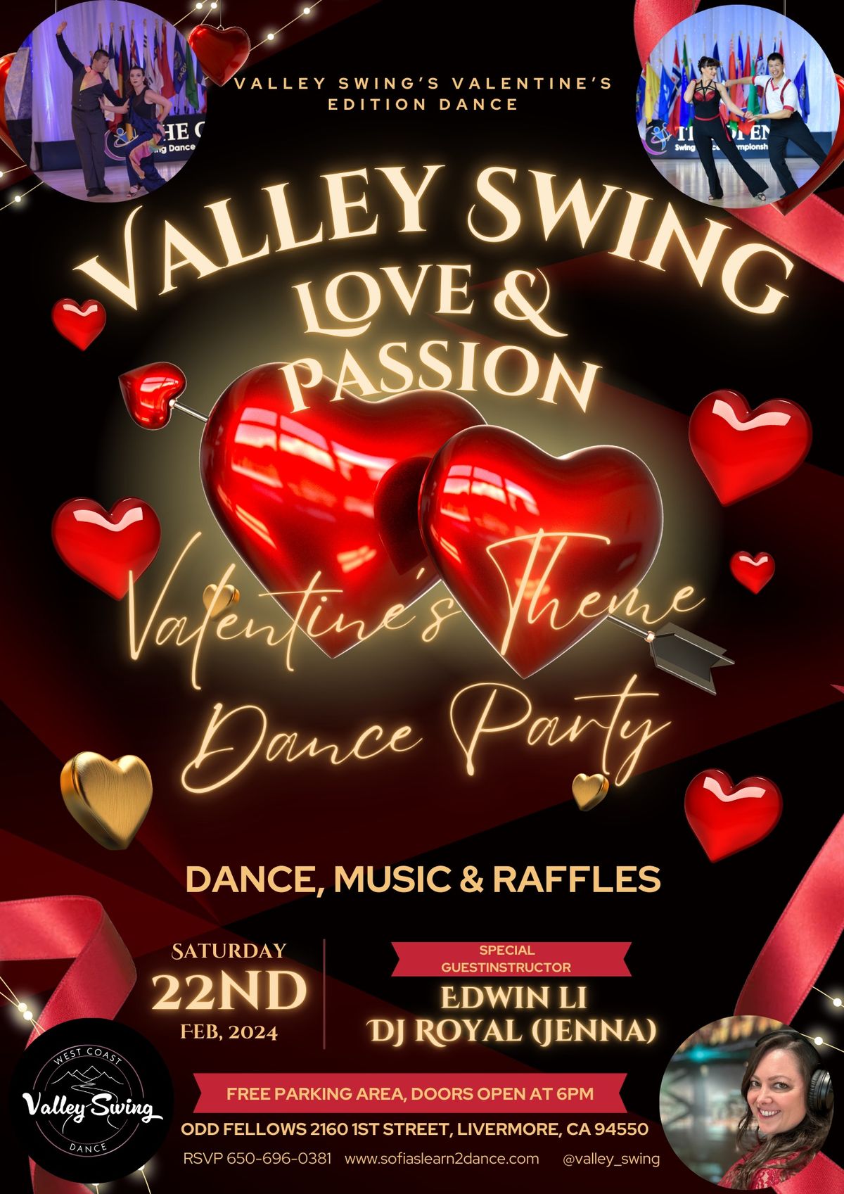 Valentine\u2019s \ufffd Themed Workshop and Dance \ufffd party \ufffd