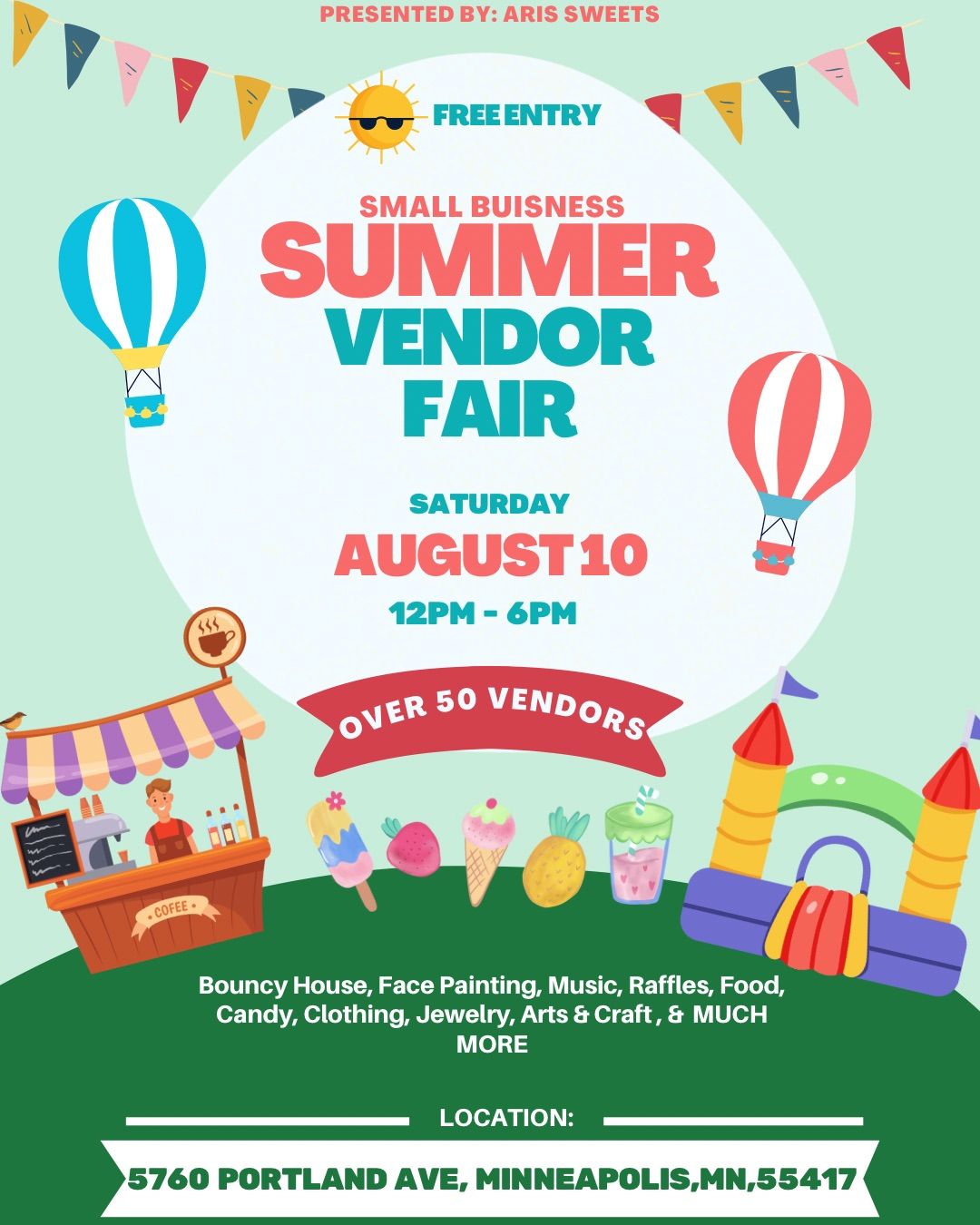 Summer vendor fair ?\ufe0f\u2600\ufe0f