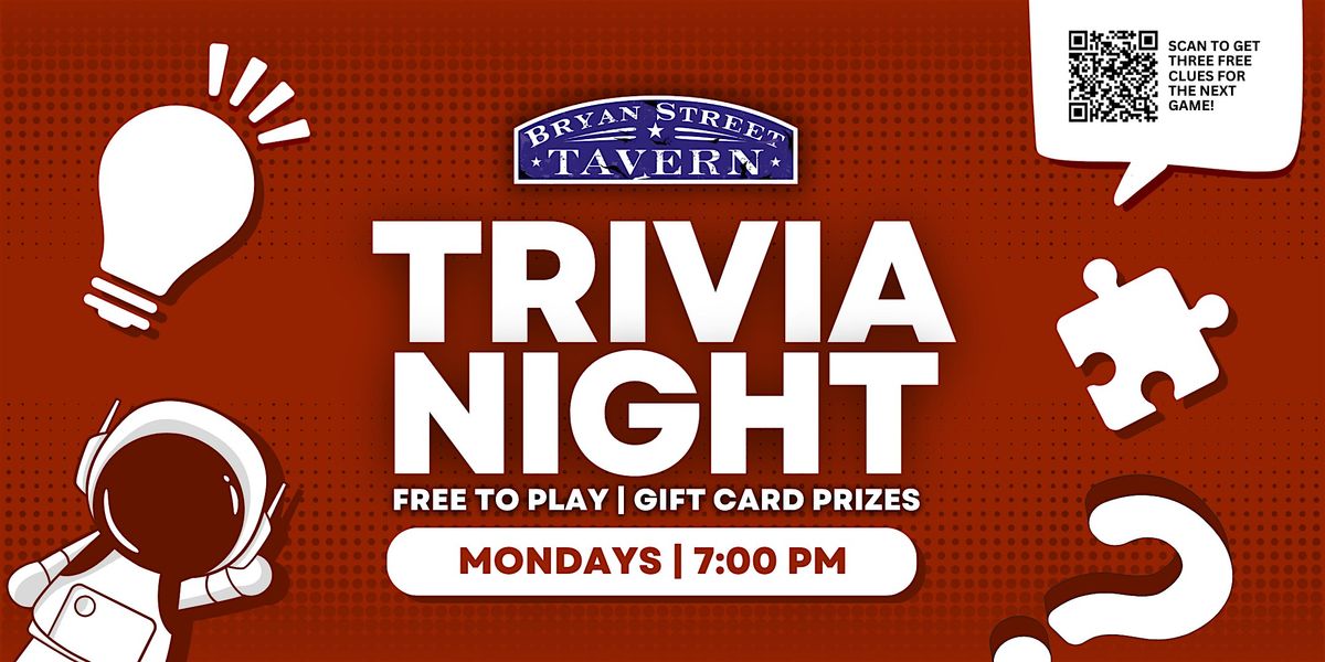 Trivia Night at Bryan Street Tavern