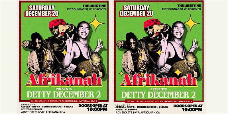 AFRIKANAH AFROBEATS EXPERIENCE (DETTY DECEMBER 2)