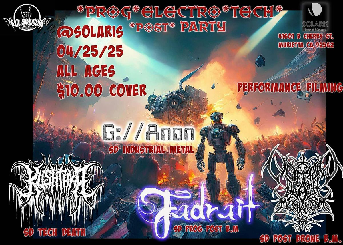 Prog Electro Tech Post Party at Solaris