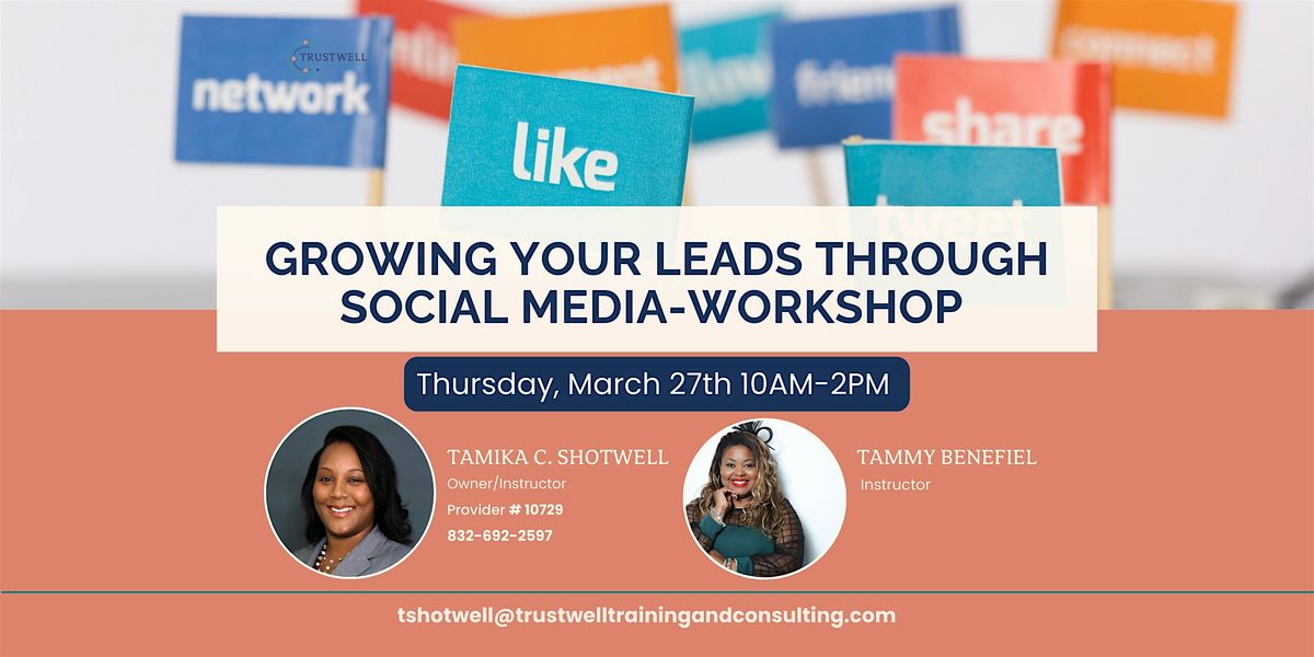 Growing Your Leads Through Social Media-A Hands on Workshop for Realtors\u00ae