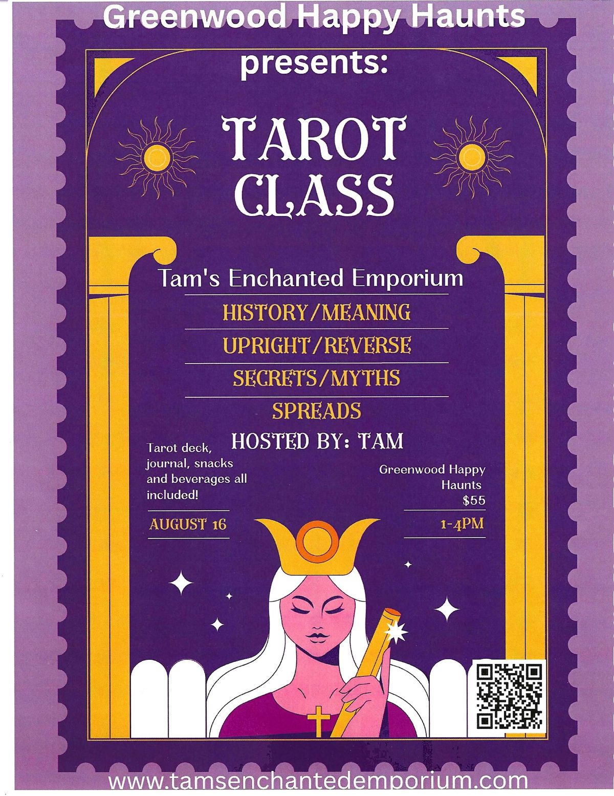 Tarot Class with Tam