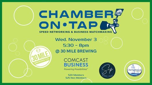 Chamber on Tap--Speed Networking & Business Matchmaking