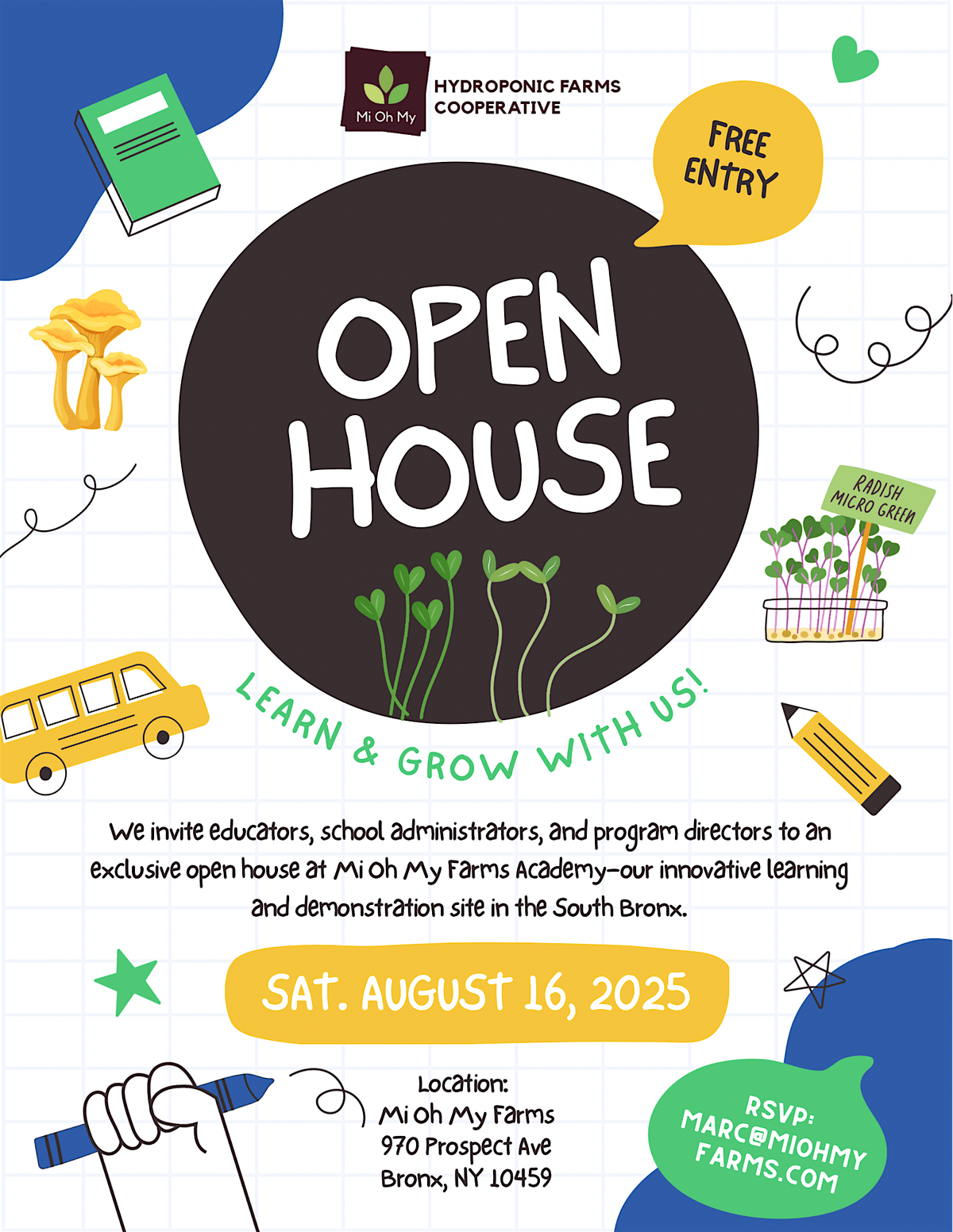 Mi Oh My Farms Educator Open House