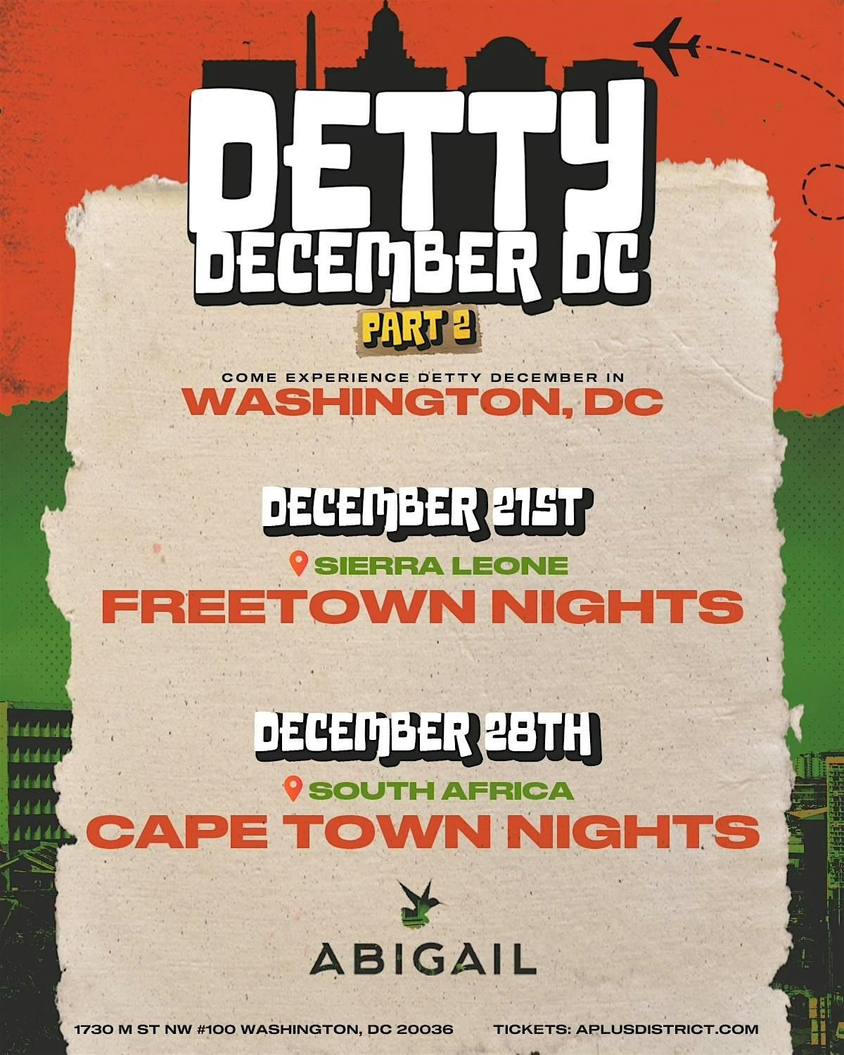 Detty December DC 2 (An Amapiano & Afrobeats Experience) w\/ OPEN BAR