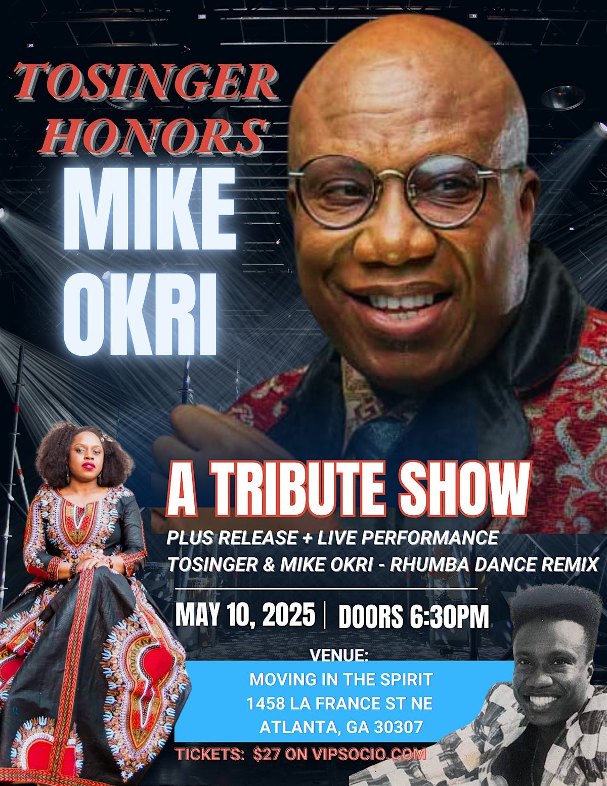 Tosinger Honors MIKE OKRI - A Tribute Concert