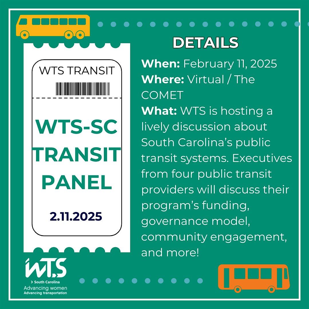 WTS SC Technical Program: Transit Across South Carolina