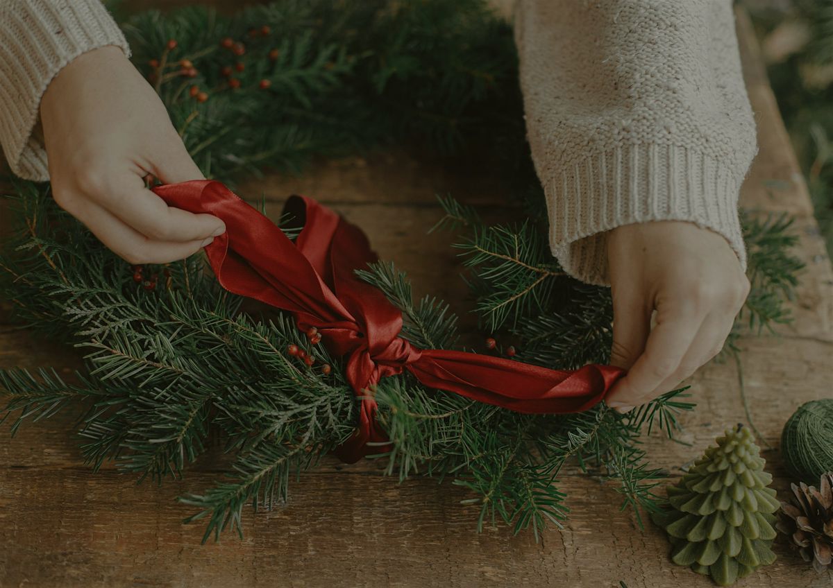 Festive Christmas Wreath Making Masterclass with Artisan Floral Designers
