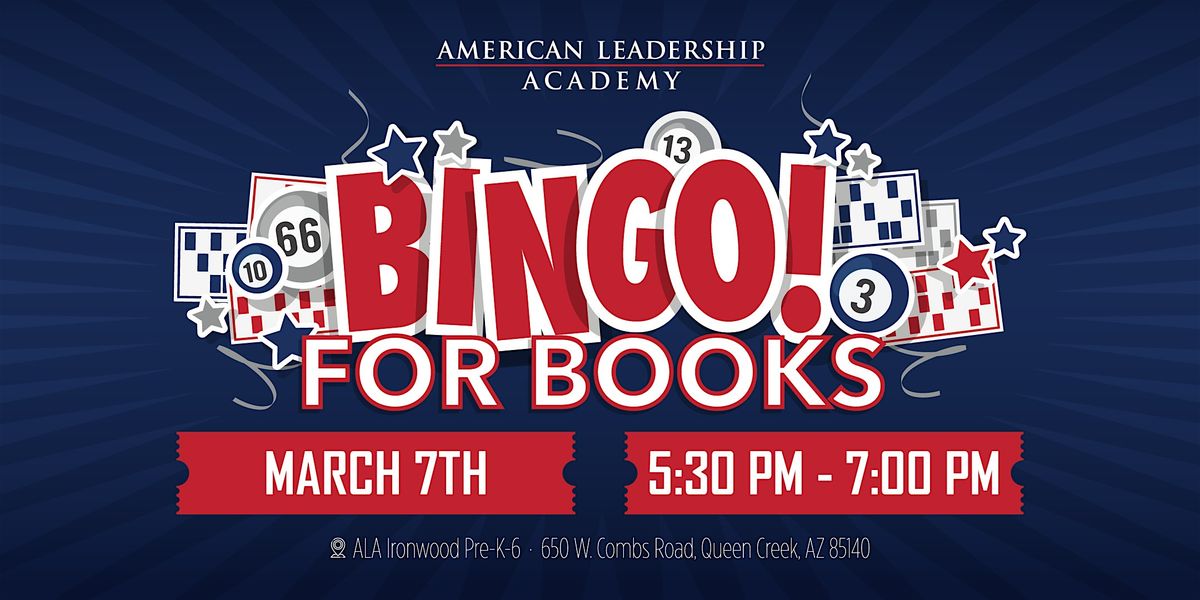 ALA Ironwood Elementary Bingo For Books