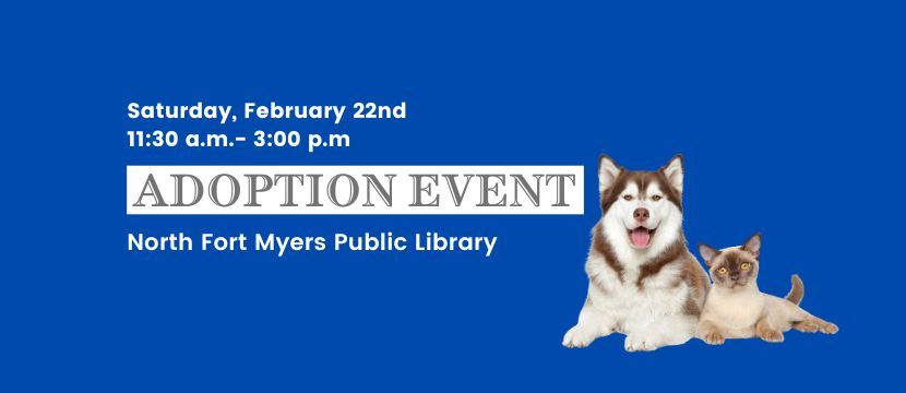 North Fort Myers Library Adoption Event 