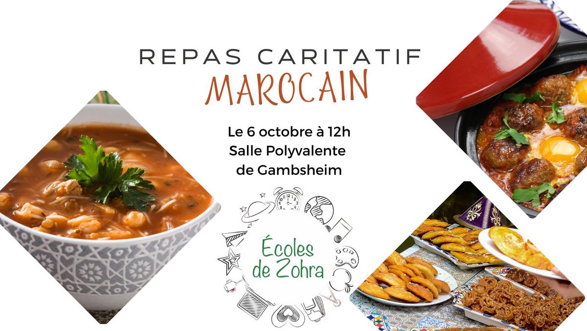 Repas caritatif Marocain - \u00c9coles de Zohra