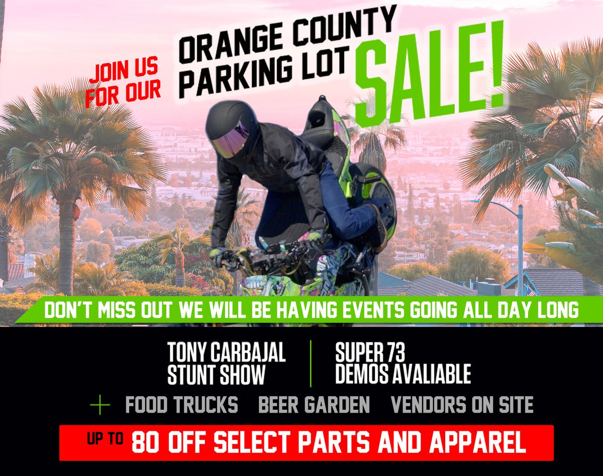  Annual Orange County Parking Lot Sale