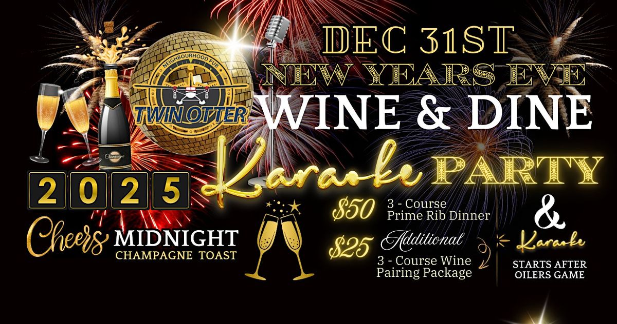 New Years Eve Wine and Dine Dinner