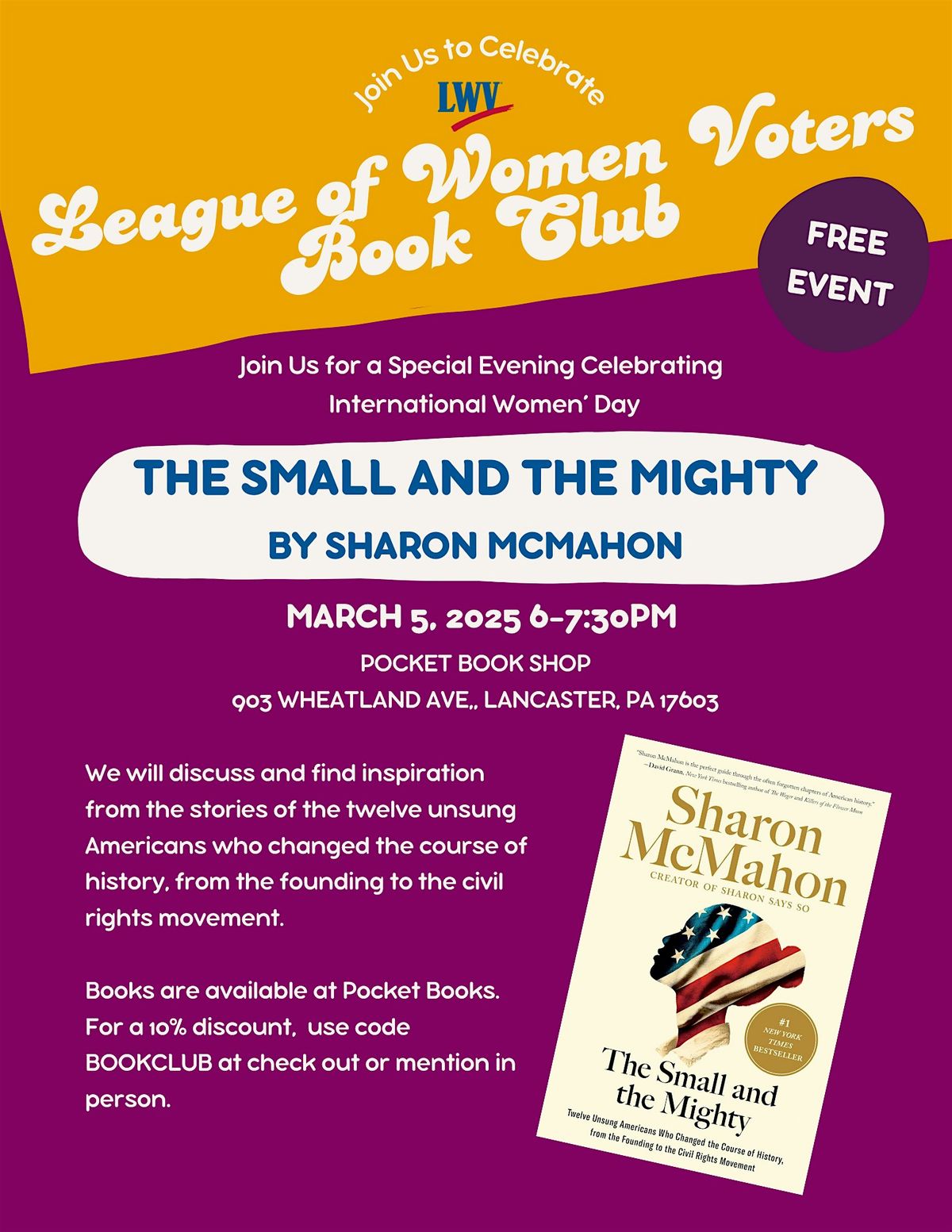 League of Women Voters Book Club